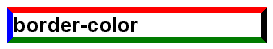 Voorbeeld border-color. Klik op de afbeelding en bekijk de weergave door de browser.