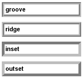 Voorbeeld border-style. Klik op de afbeelding en bekijk de weergave door de browser.